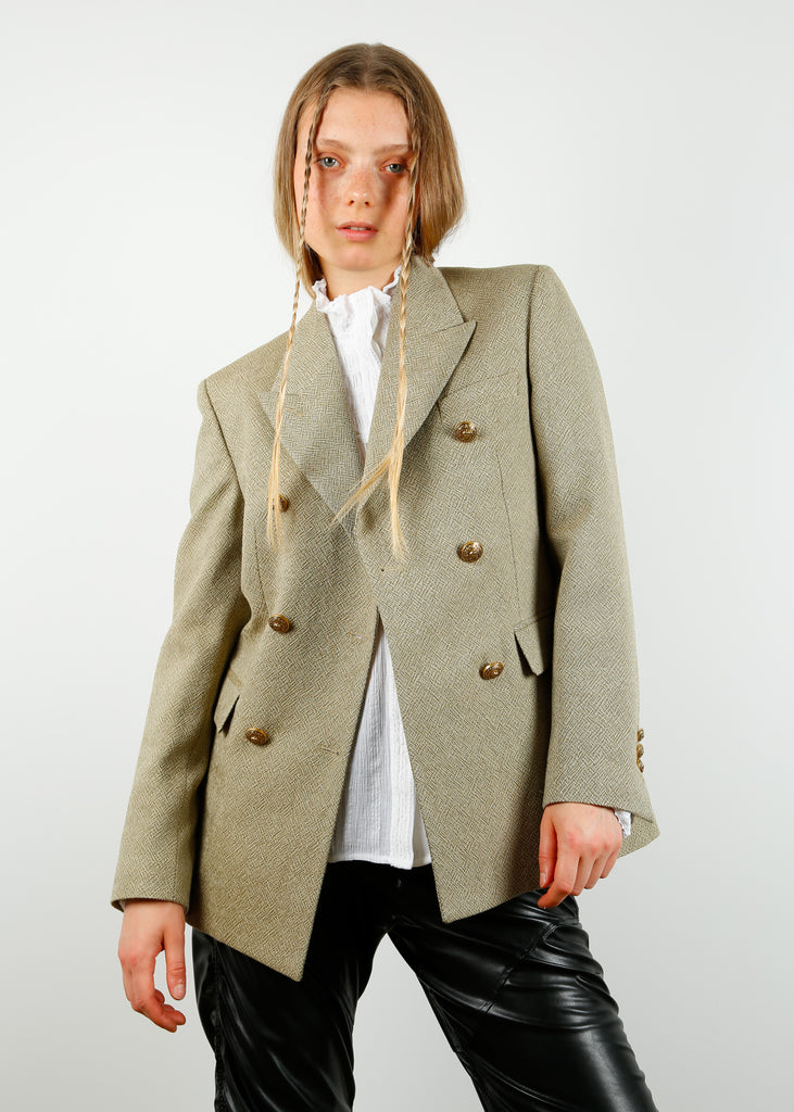 Balmain blazer store beige