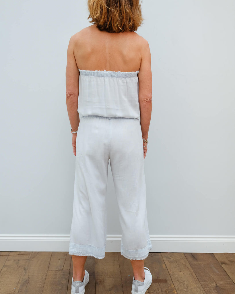 BD 6053 Strapless crop jumpsuit in white out shopatanna