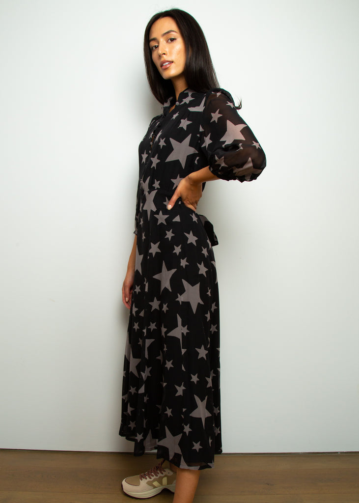 BF Star Emmanuelle Dress in Black Grey shopatanna