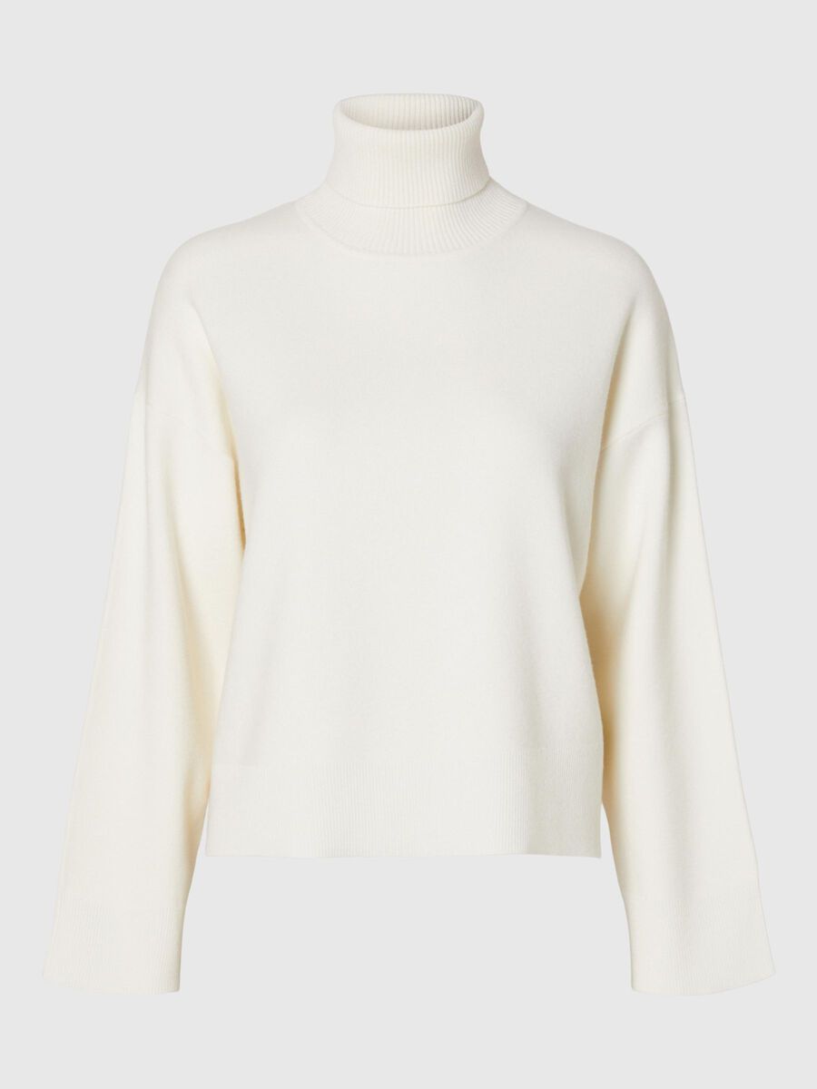 SLF Kamma Roll Neck Knit in Birch