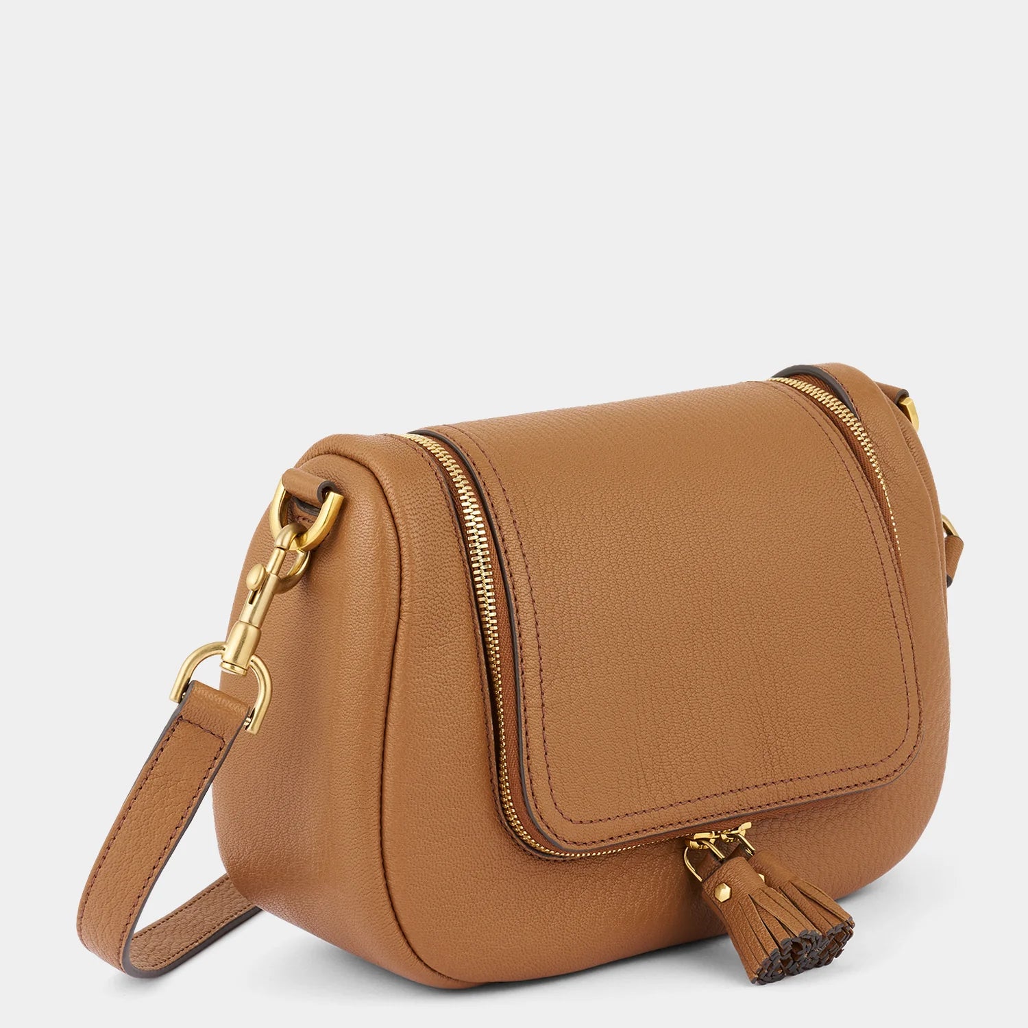 AH Vere Small Satchel in Pecan