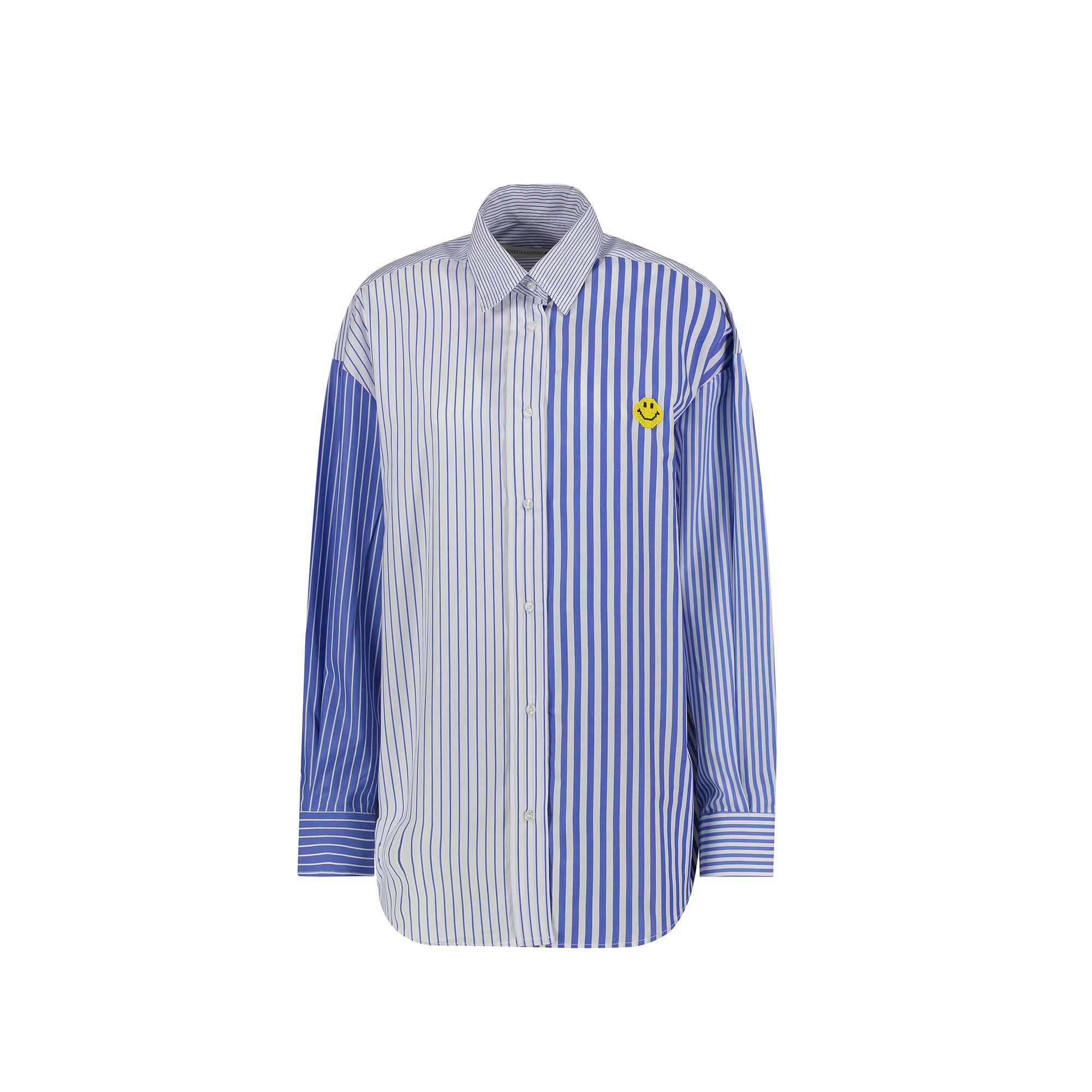 JS Sea Pixel Shirt in Blue