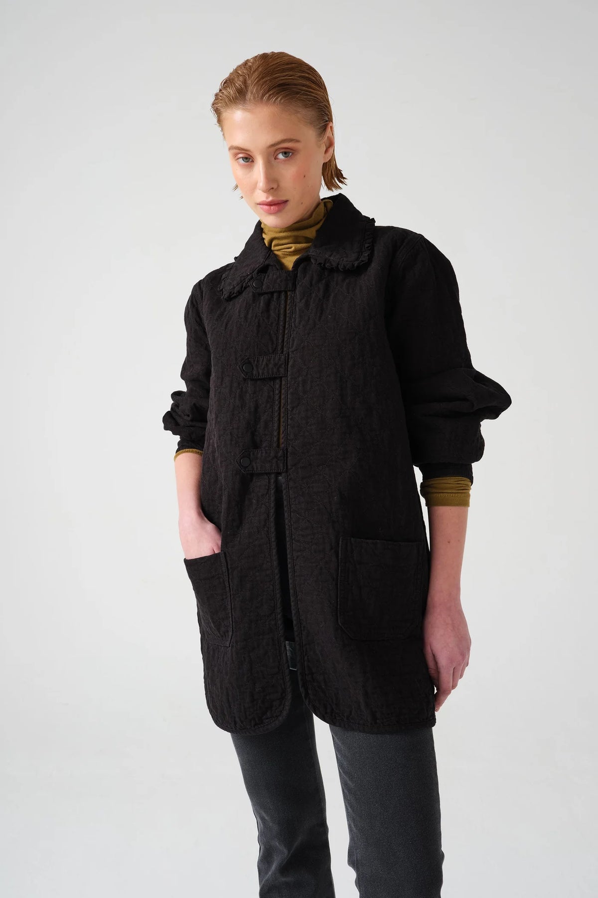 S&M Pippa Chore Jacket in Black