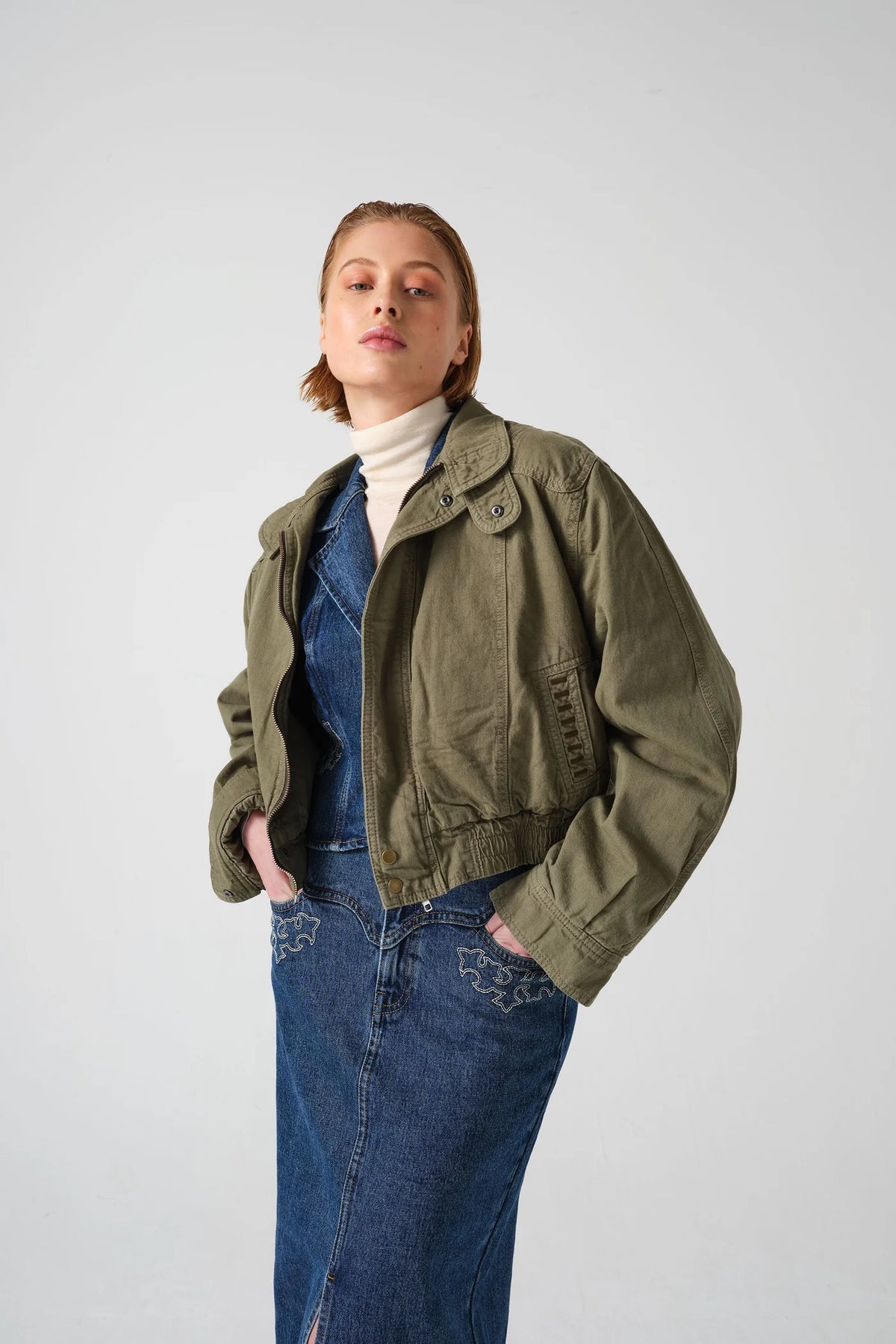 S&M Juno Jacket in Khaki