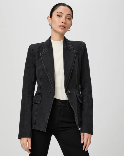 PAIGE Carmen Blazer in Evening Onyx