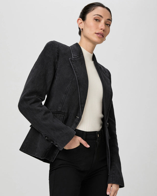 PAIGE Carmen Blazer in Evening Onyx