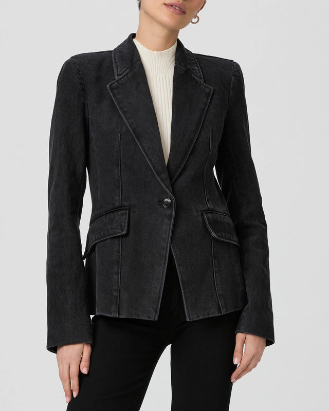 PAIGE Carmen Blazer in Evening Onyx