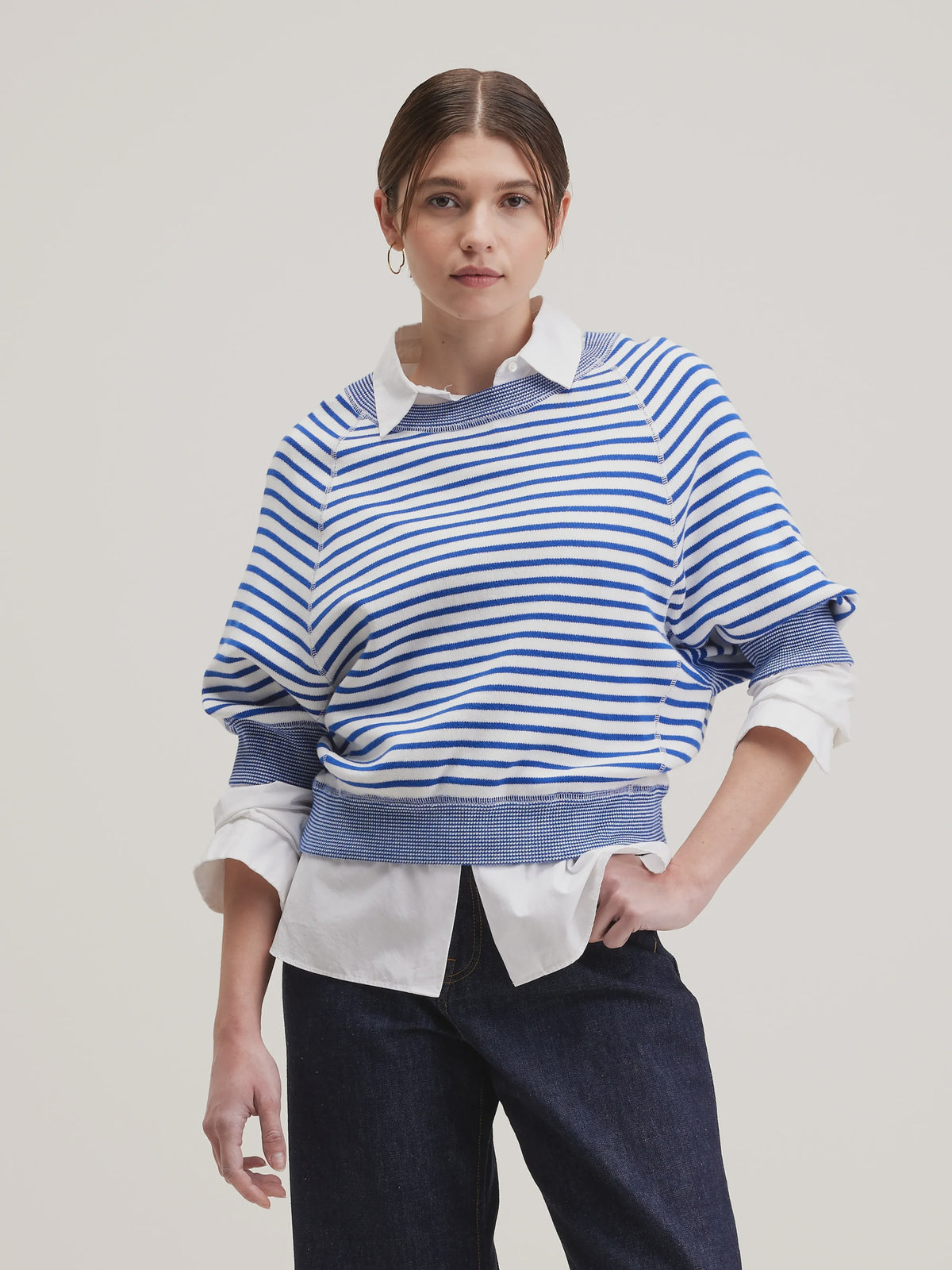 BR Anglet Cotton Stripe Knit