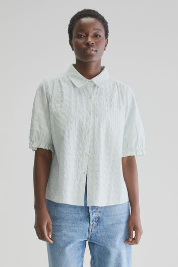 BR Hosanna Shirt in Stone Blue