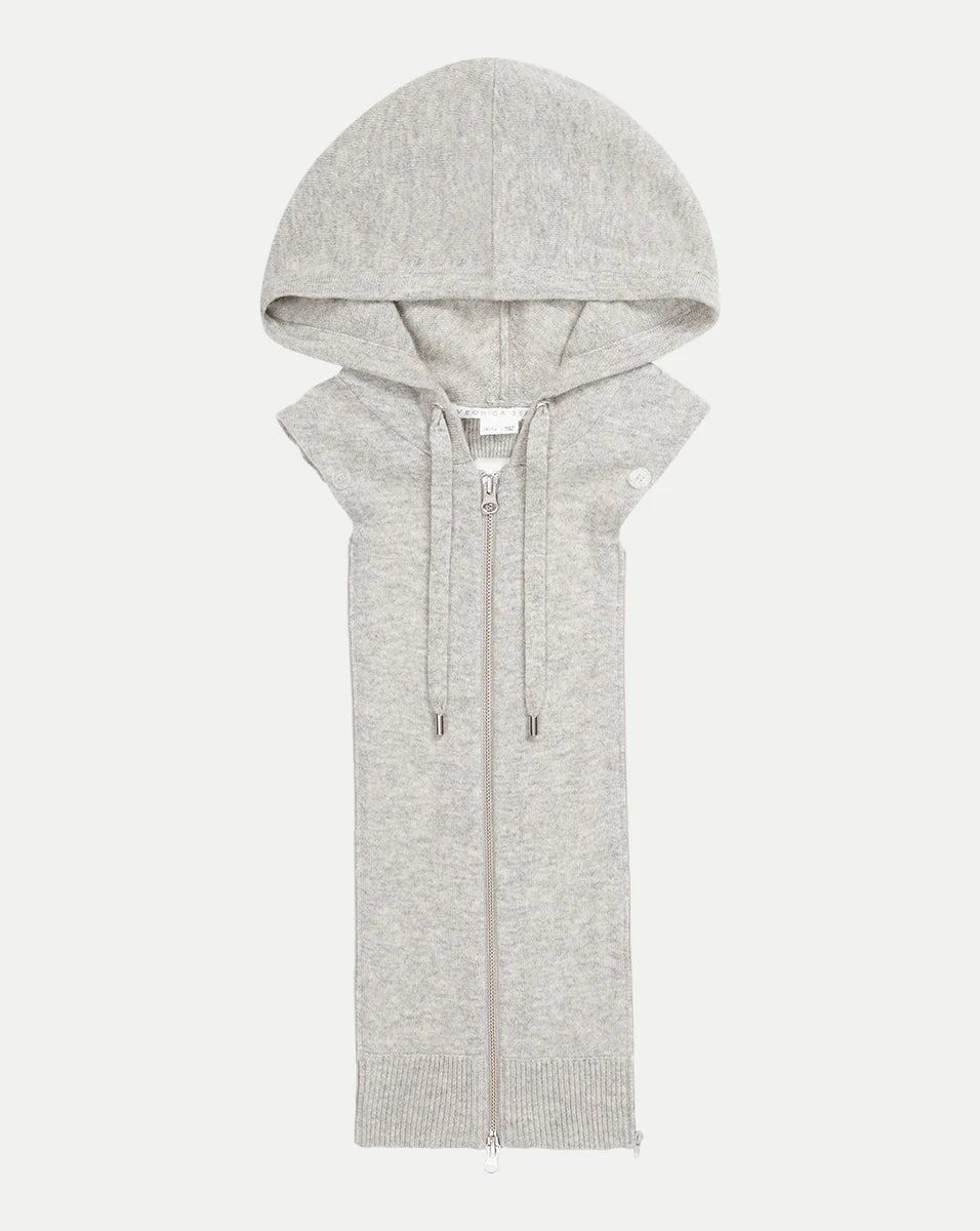 VB Cashmere Hoodie Dickey in Grey