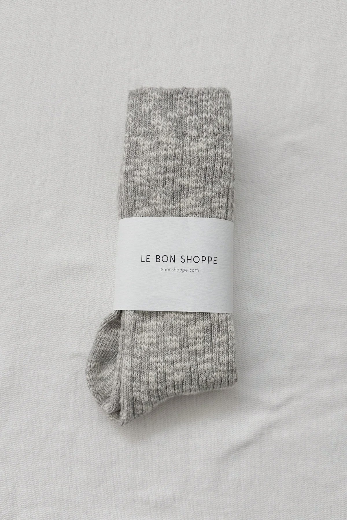 LBS Cottage Socks in Heather Grey