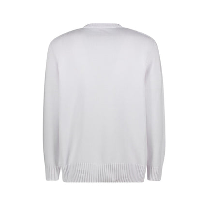 JS Pocket Striped Crew in White