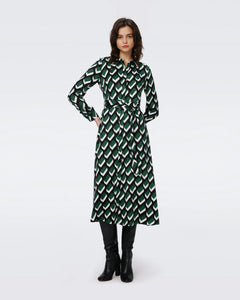 You added <b><u>DVF Gizelle Dress in Blocks Green</u></b> to your cart.