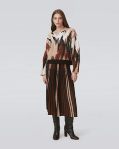 You added <b><u>DVF Tribeca Skirt in Camel, Brown</u></b> to your cart.