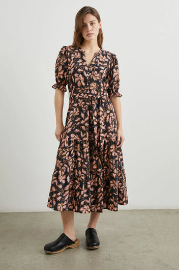 RAILS Eliana Floral Dress in Jasmine