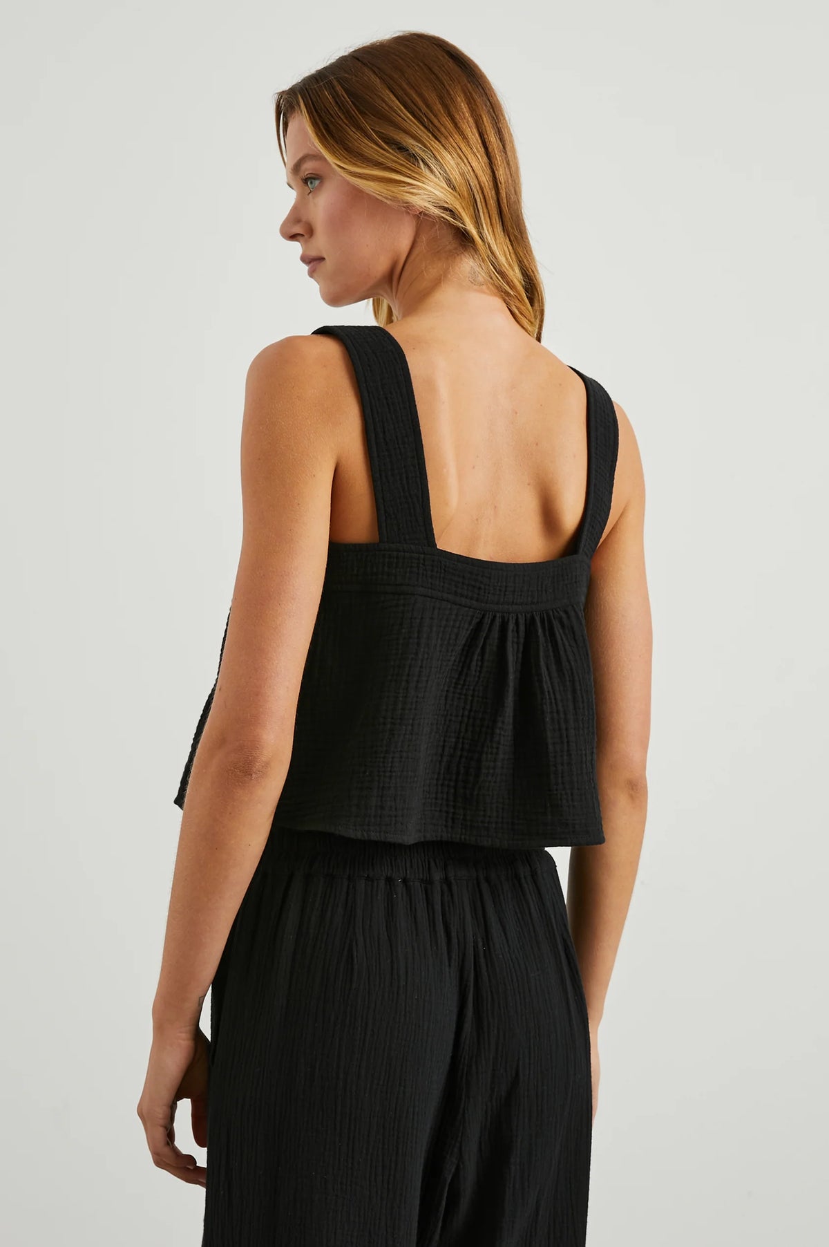 RAILS Enya Top in Black Gauze