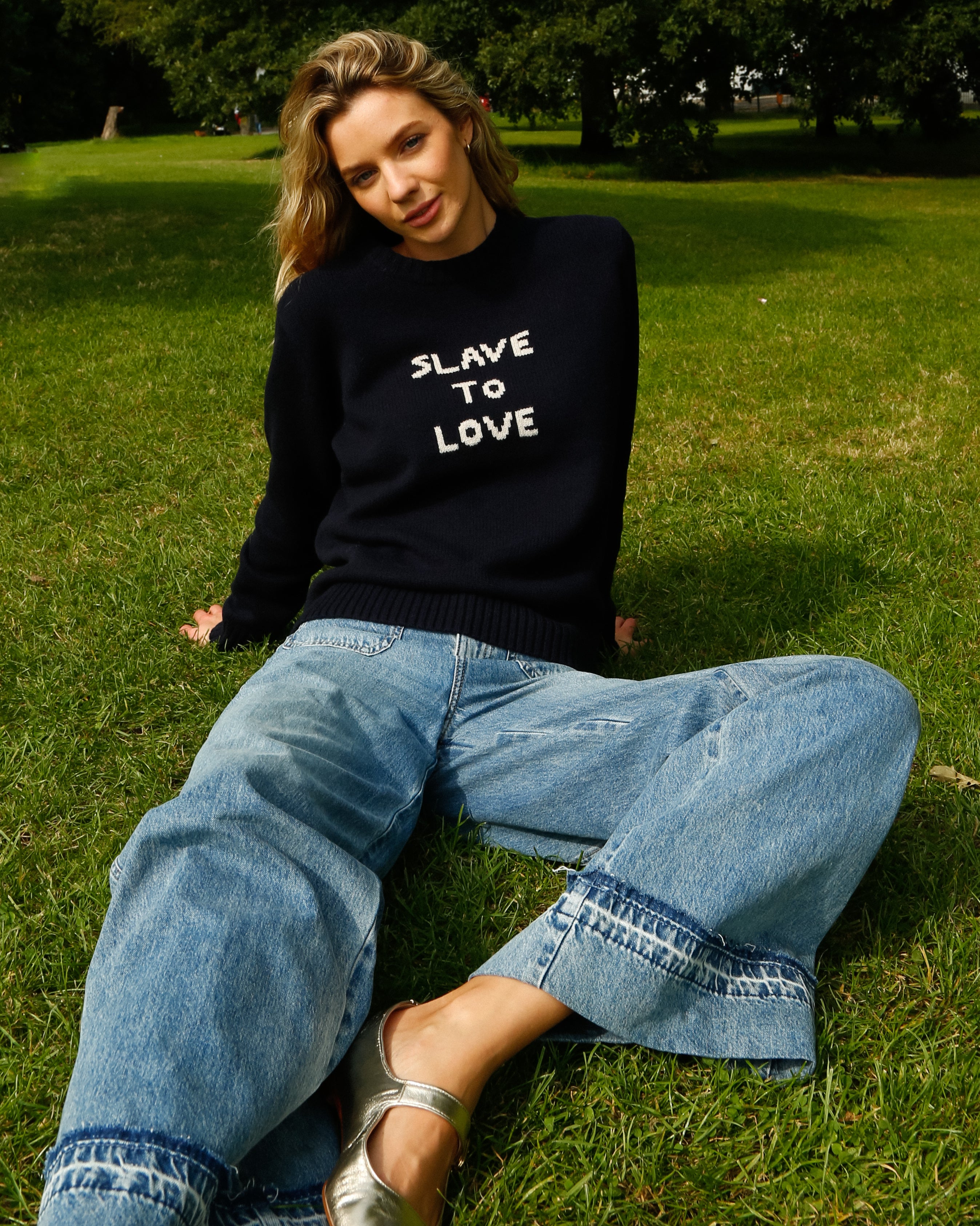 BF Slave To Love Jumper in Navy