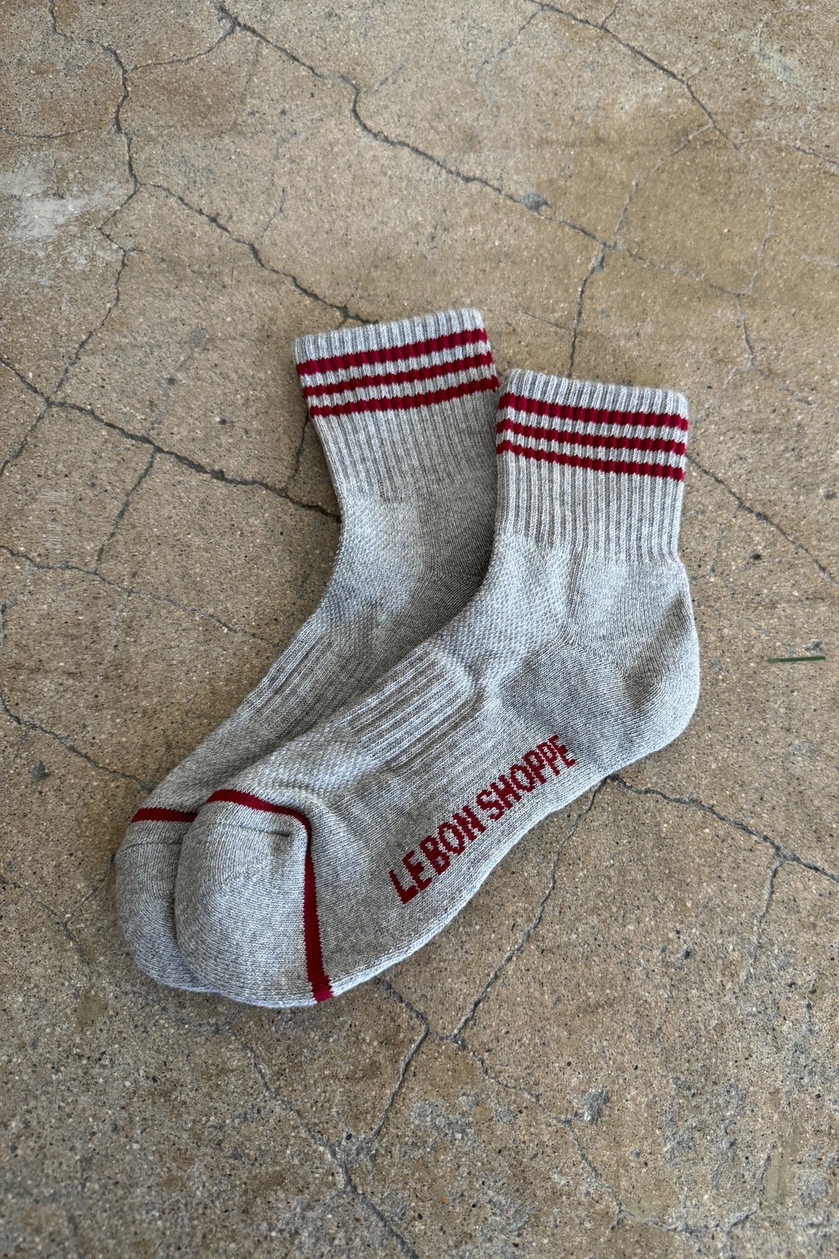 LS Girlfriend Socks in Heather Grey