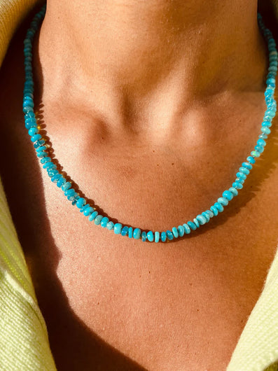 BON BON Turquoise Fire Opal Necklace