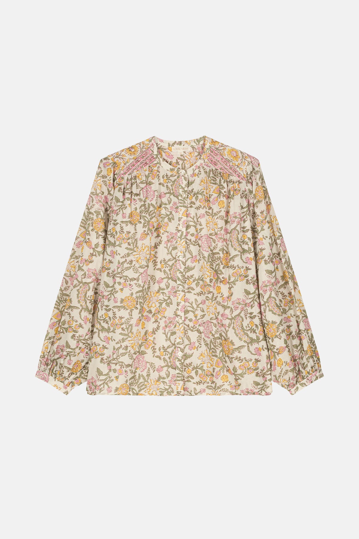 LM Jeanne Shirt in Cream Mimosa Spring