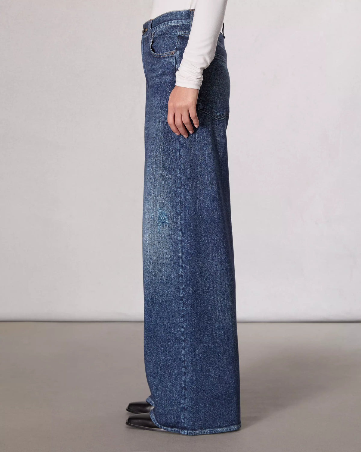 R&B Miramar Sofie HR Ankle Wide Leg in Grove