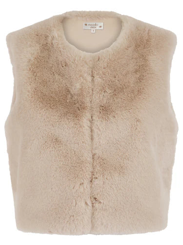 NOOKI Edelweiss Gilet in Mink