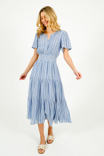 RAILS Cannes Dress in Lake View Stripe