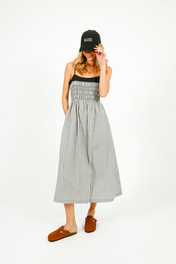 RAILS Primrose Dress in Ivory Jet Gingham