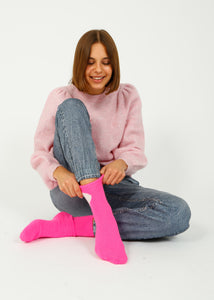 You added <b><u>JU Heart Socks in Pink, Cream</u></b> to your cart.