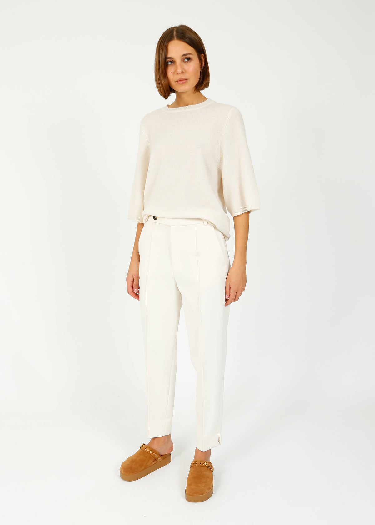 IW Kail Cigarette Pant in Vanilla