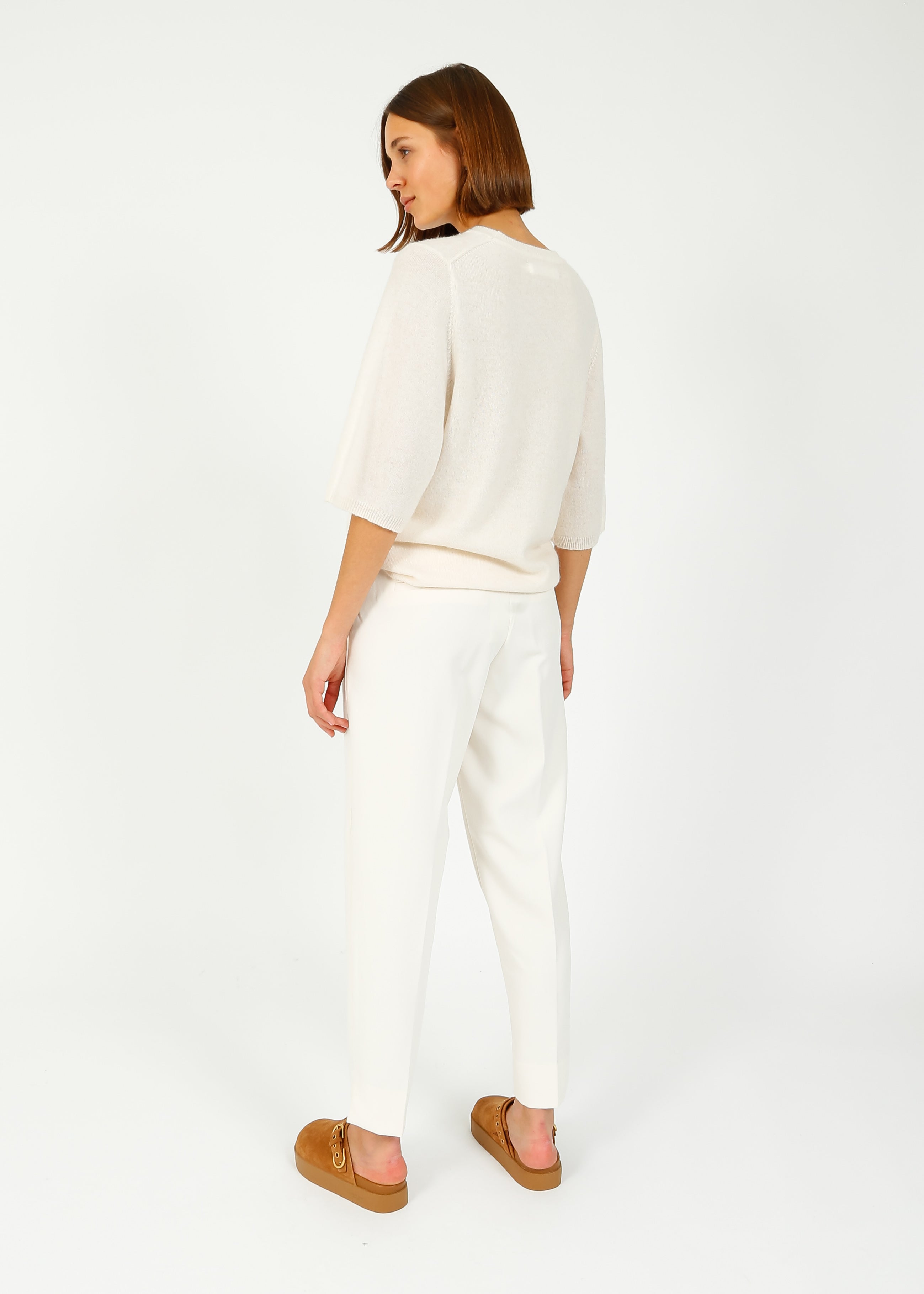 IW Kail Cigarette Pant in Vanilla