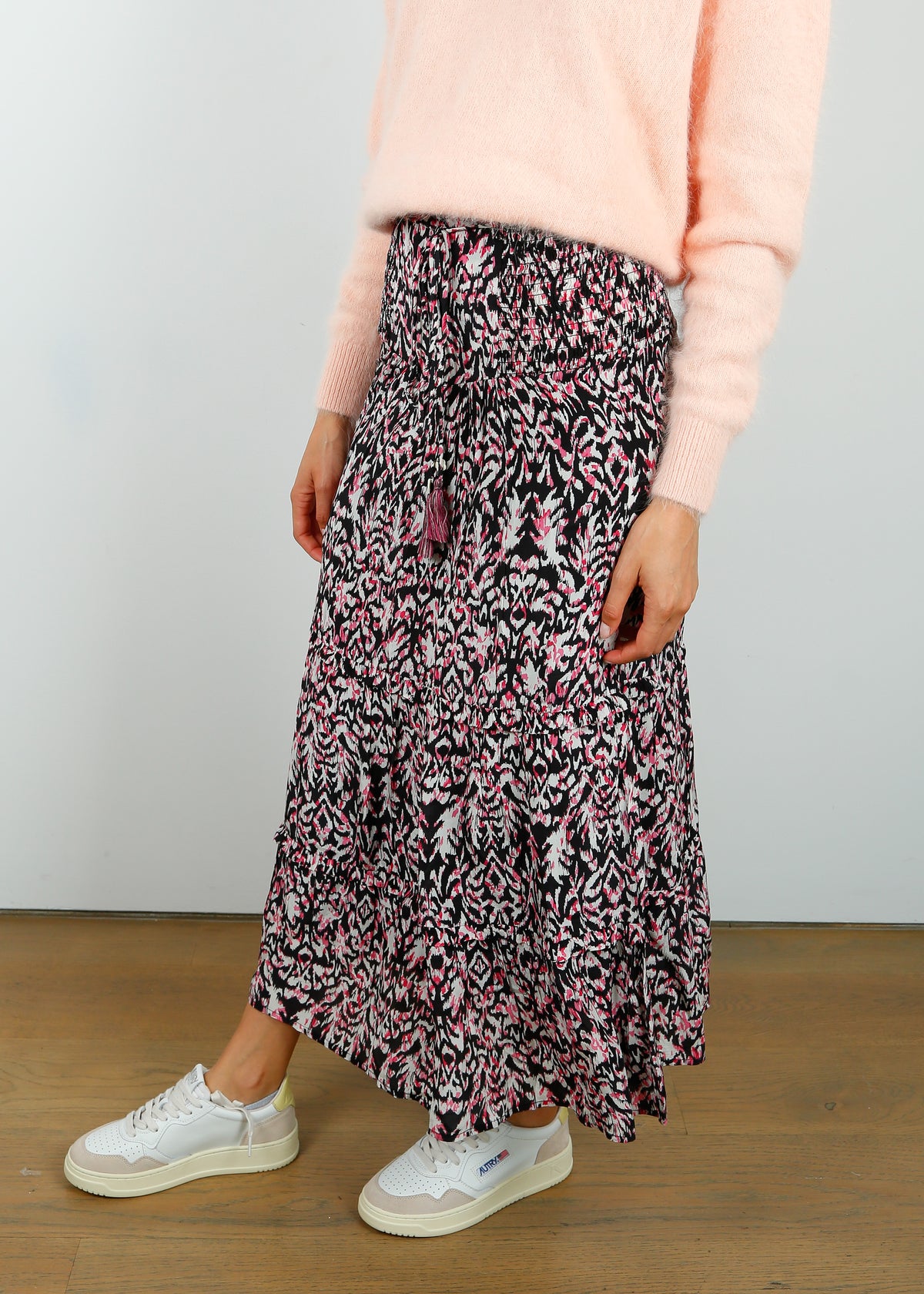 MOLIIN Flora Skirt in Pink Cosmos