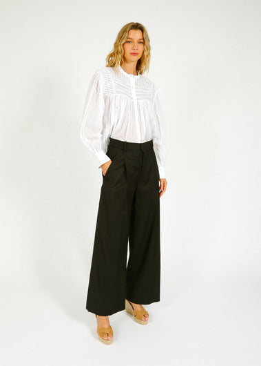 IM Romina Wide Trousers in Anthracite