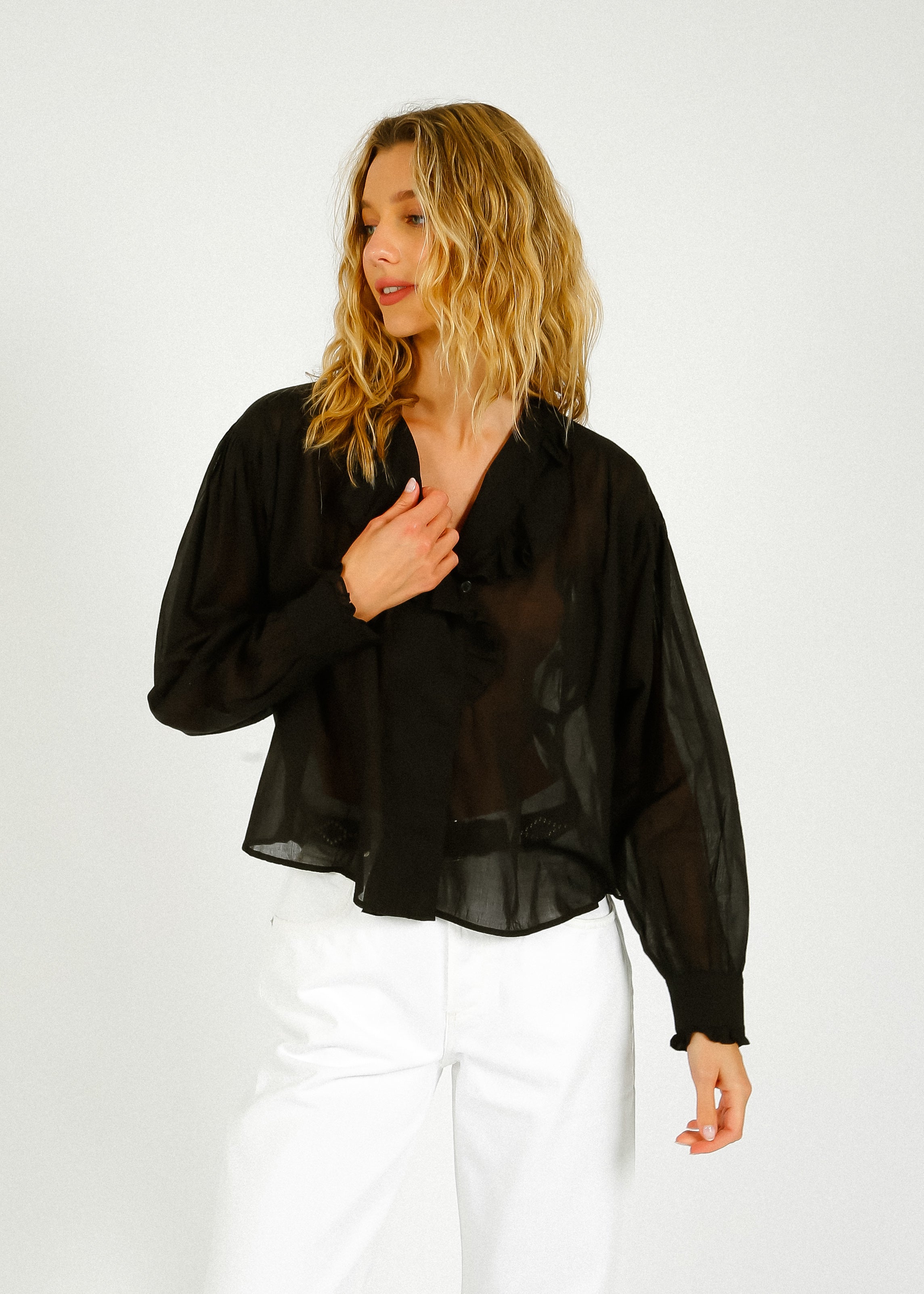 IM Pamiala Blouse in Black