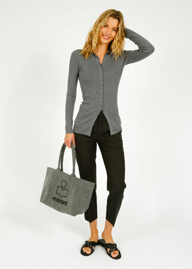 IM Elvira Slim Knit in Medium Grey