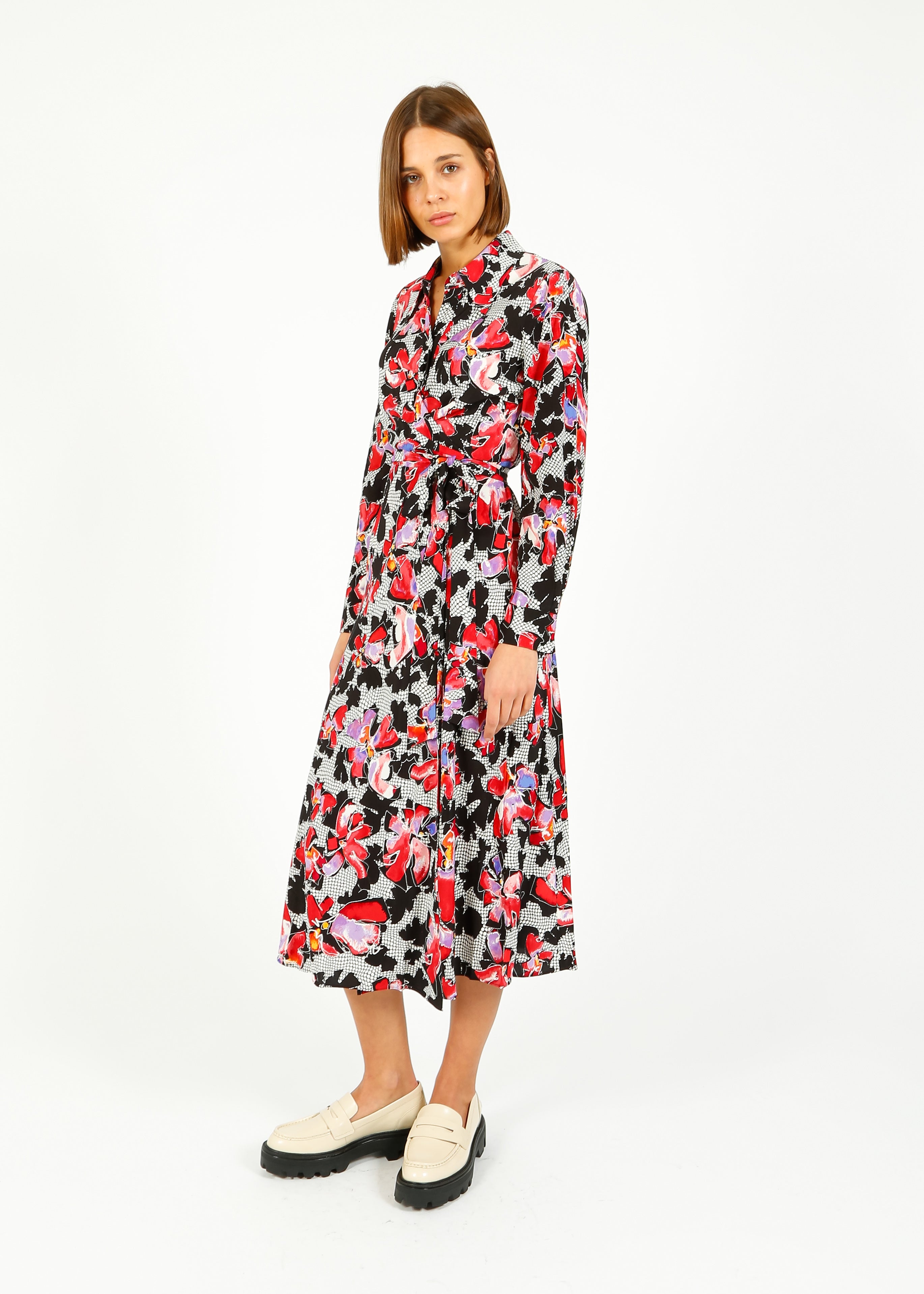 DVF Tori Dress in Odette Floral