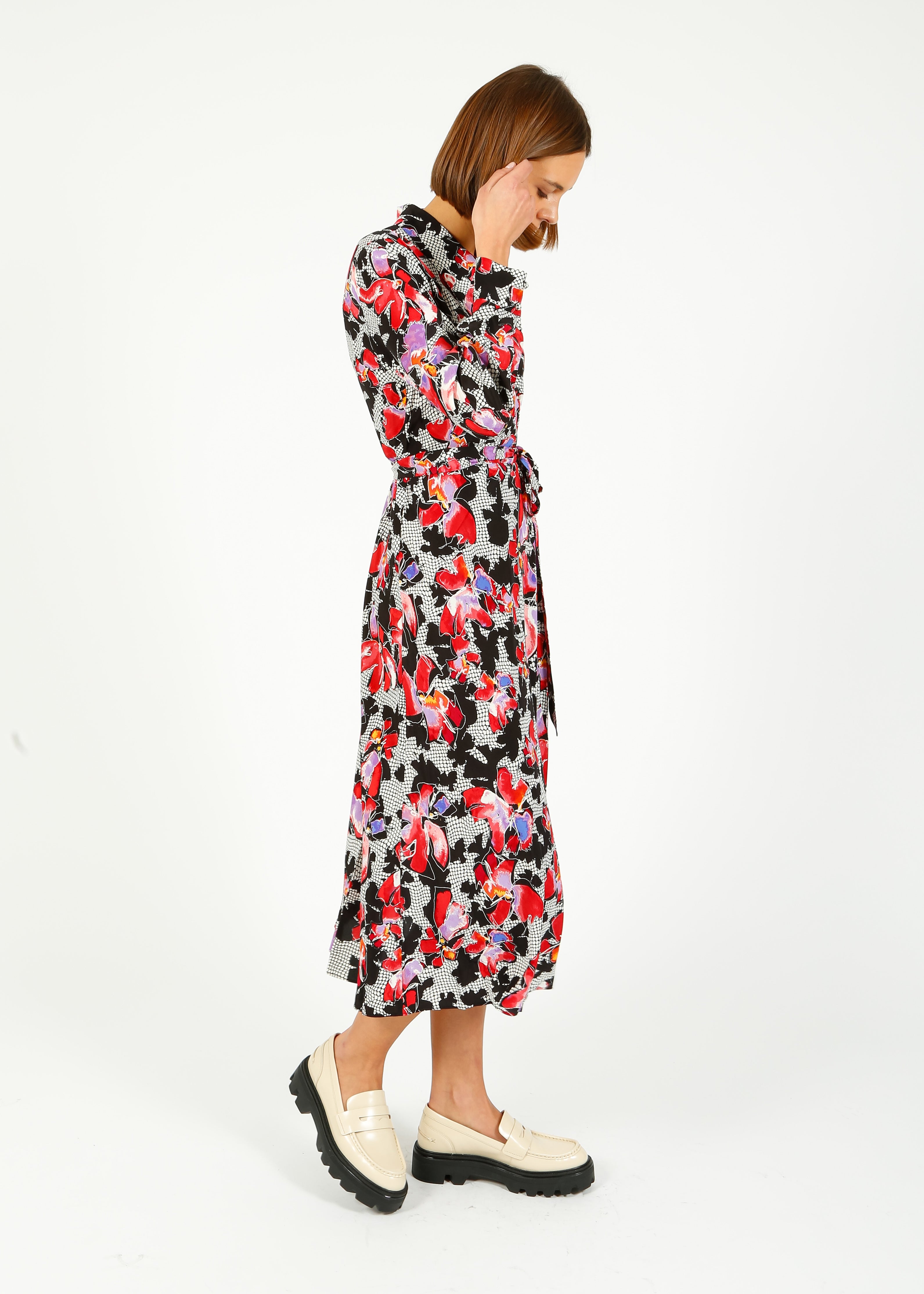 DVF Tori Dress in Odette Floral