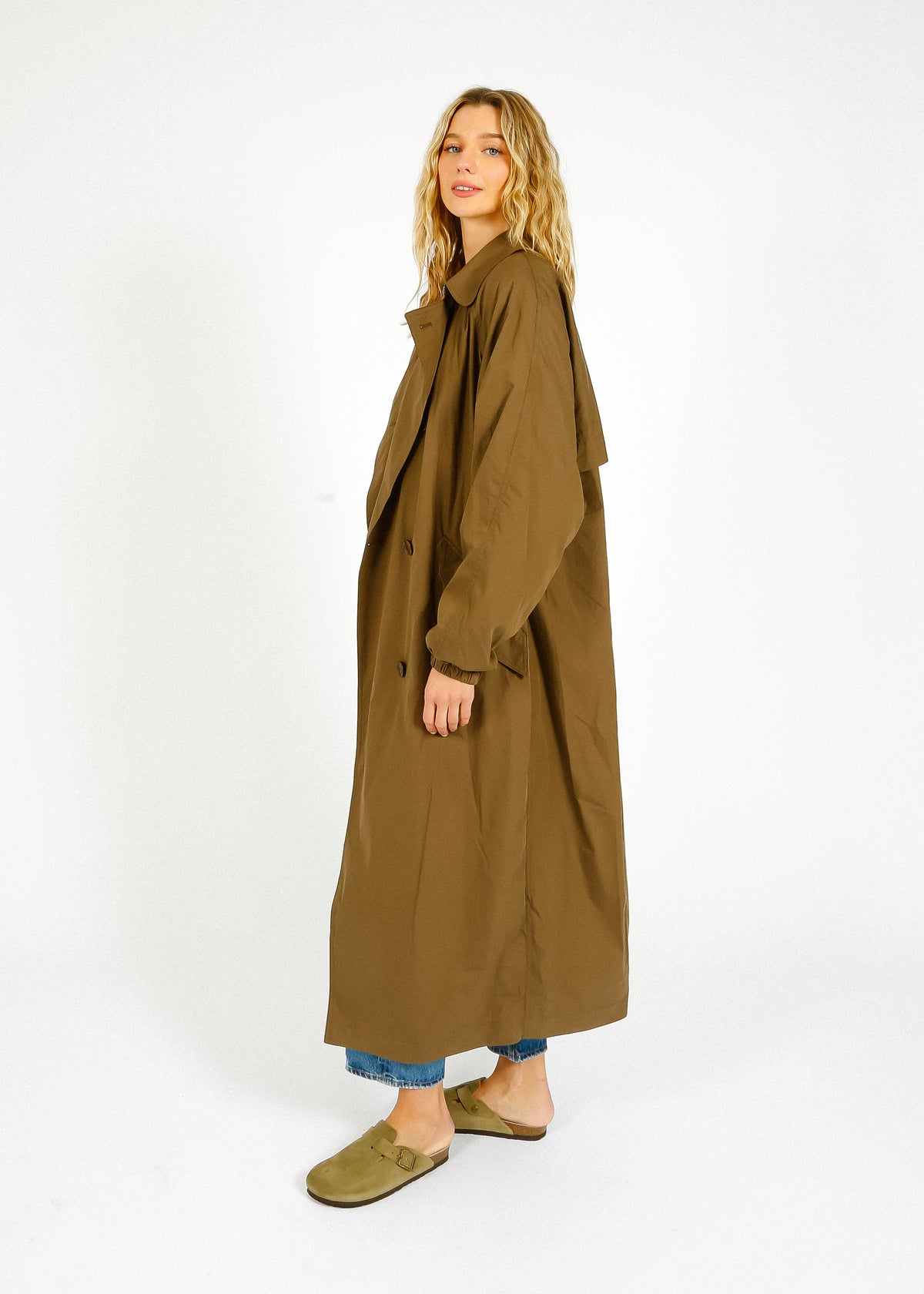 IM Cacilda Trench Coat in Khaki