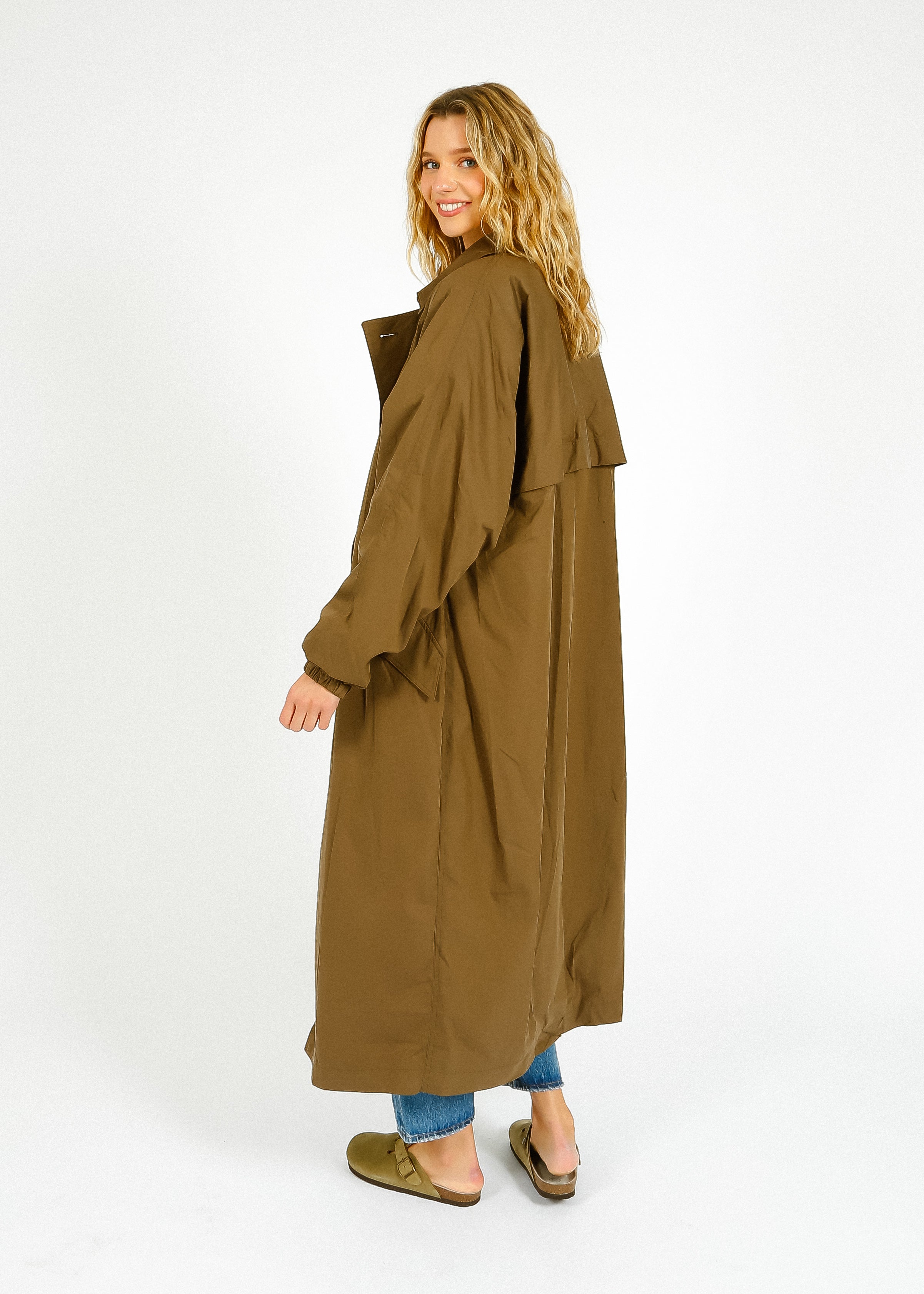 IM Cacilda Trench Coat in Khaki