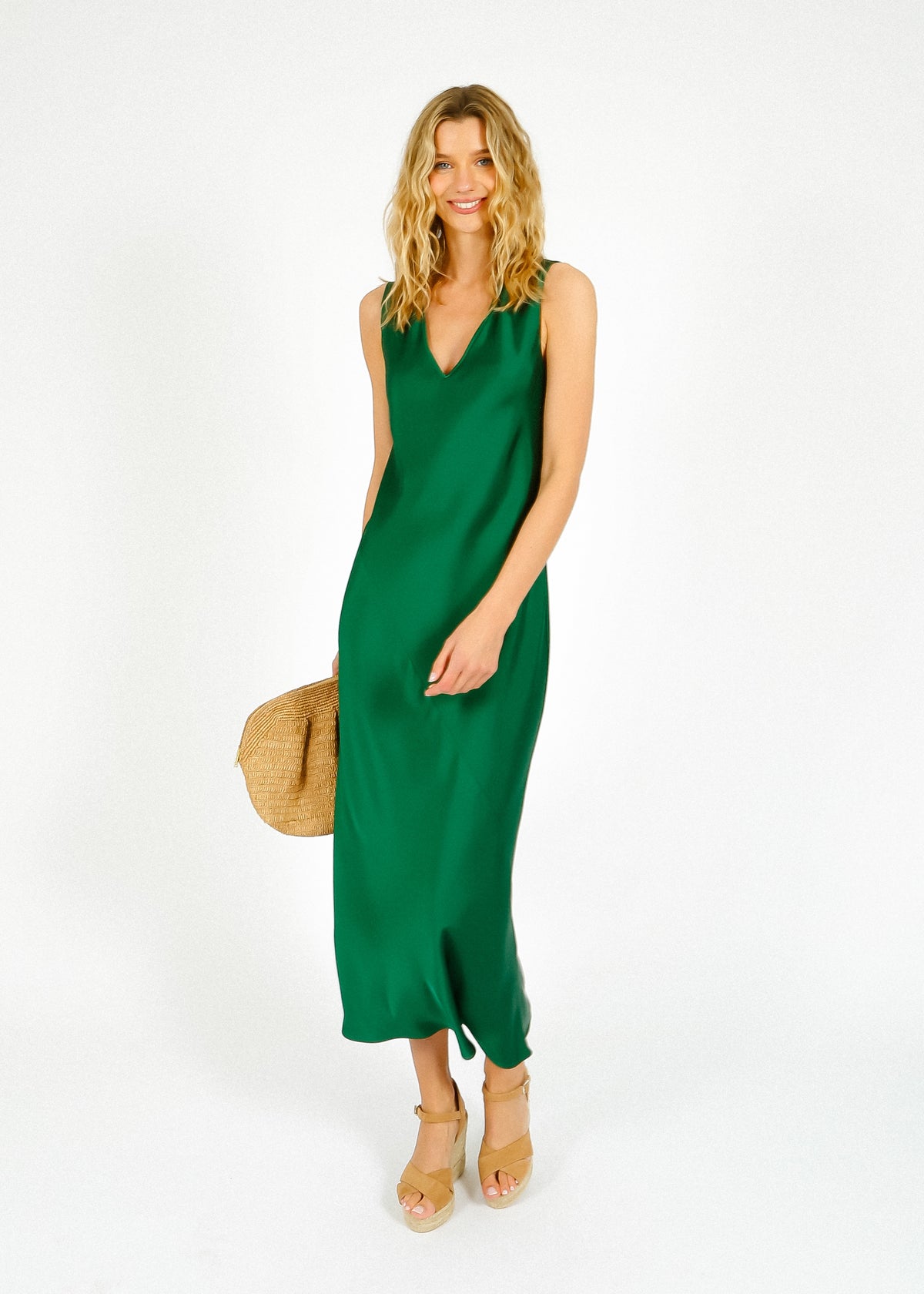 MM Giubba Dress in Green