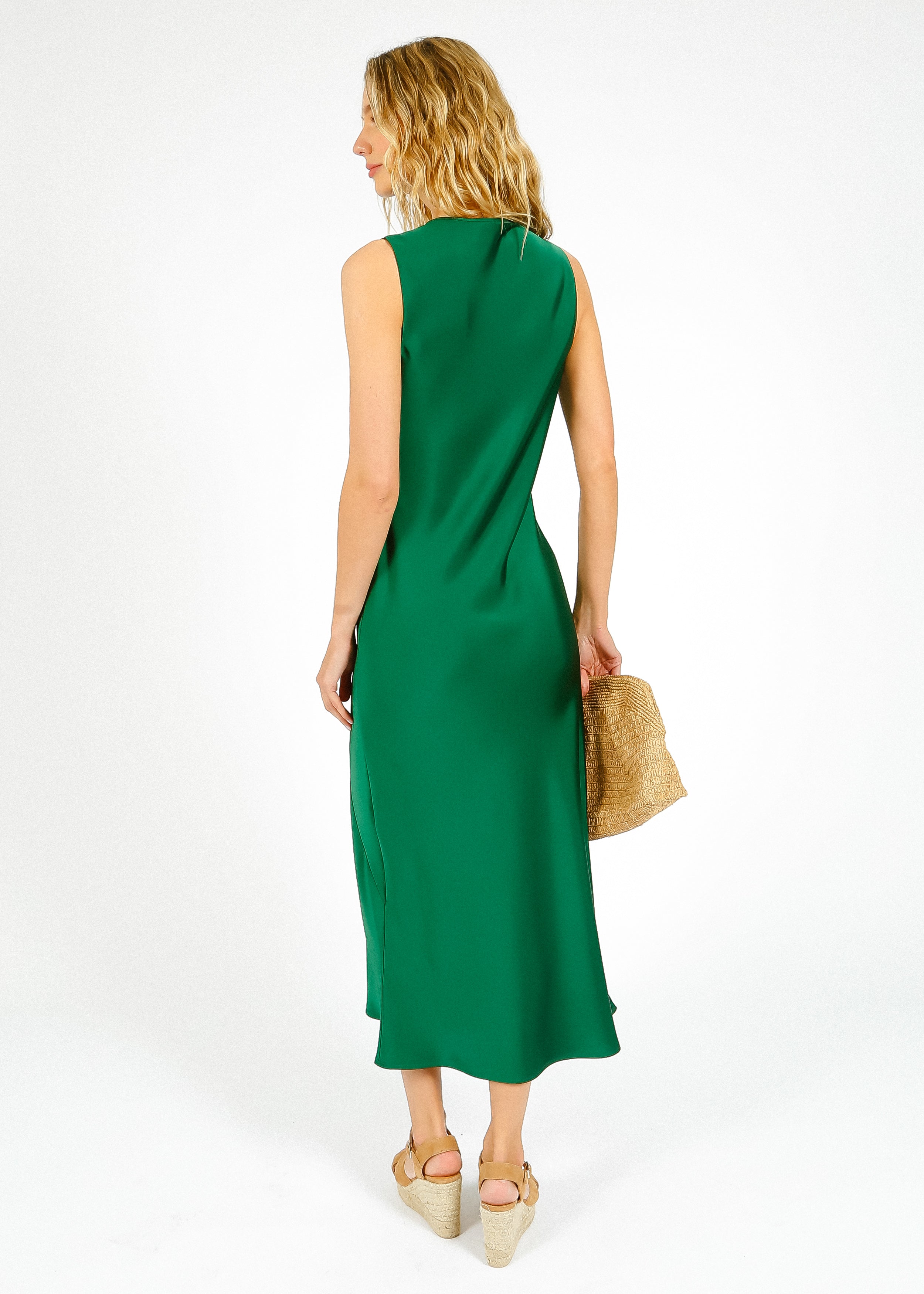 MM Giubba Dress in Green