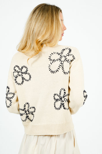 RAILS Zoey Daisy Knit in Ivory