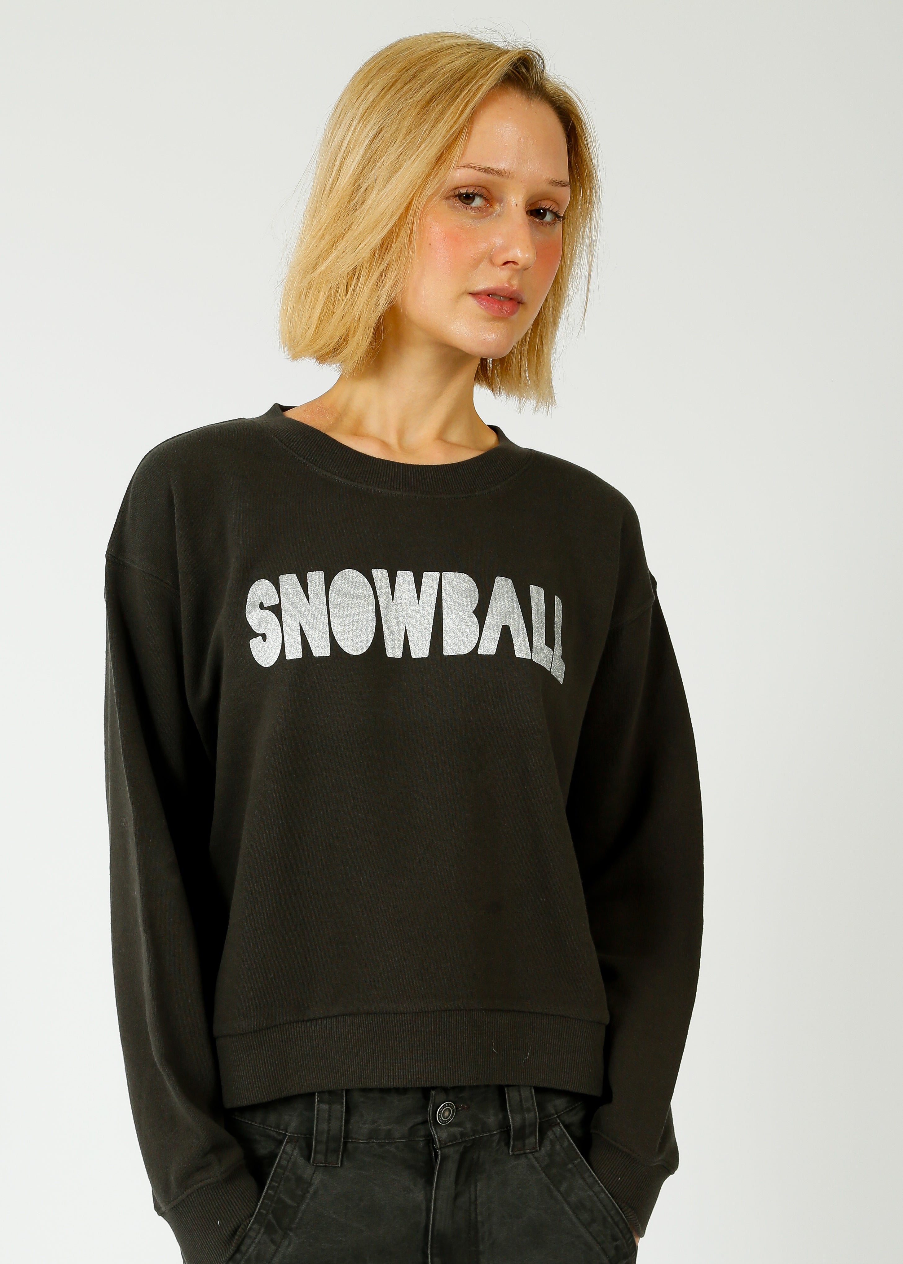 FWP Snowball Sweatshirt in Grey, Silver