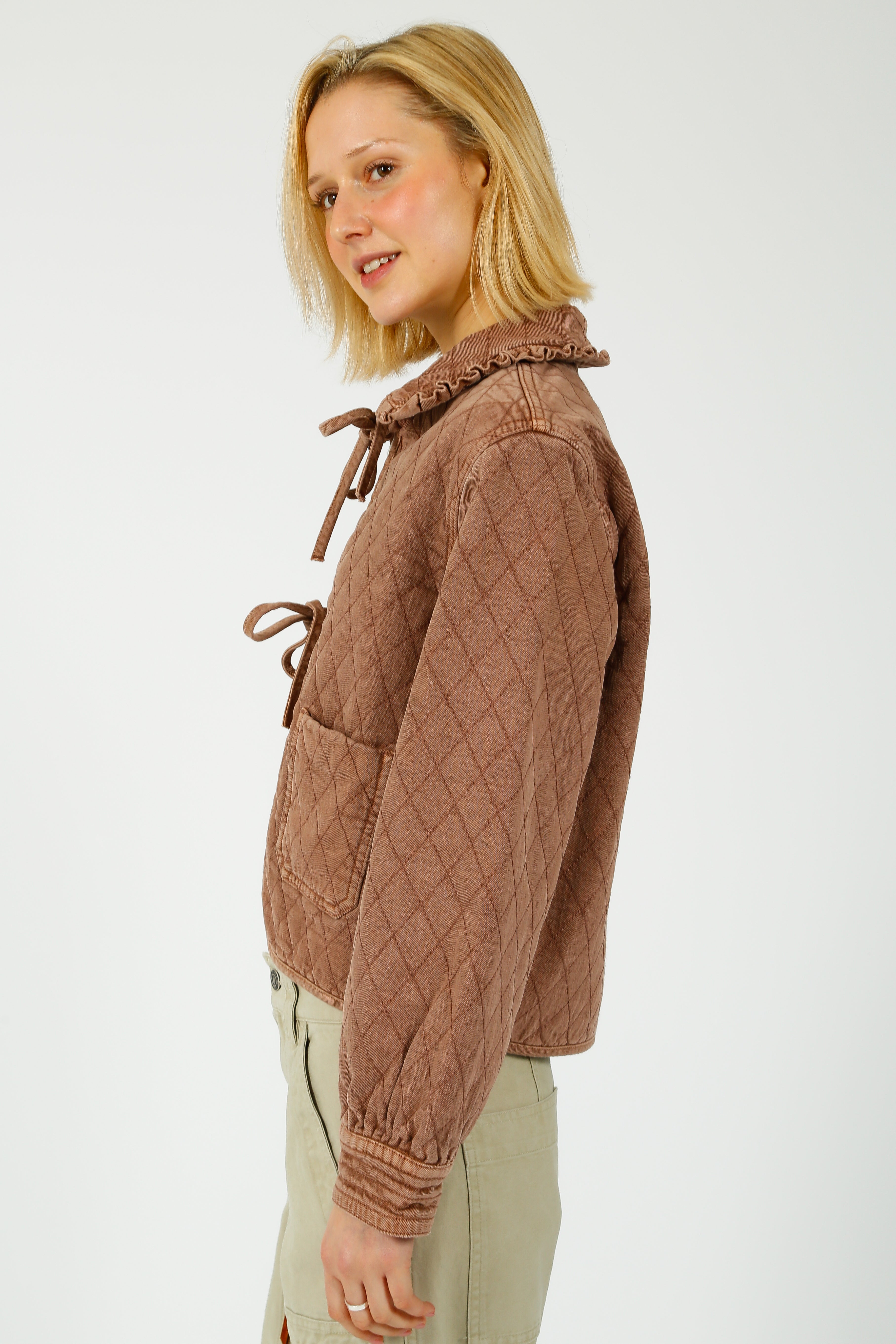 S&M Heidi Jacket in Washed Mocha