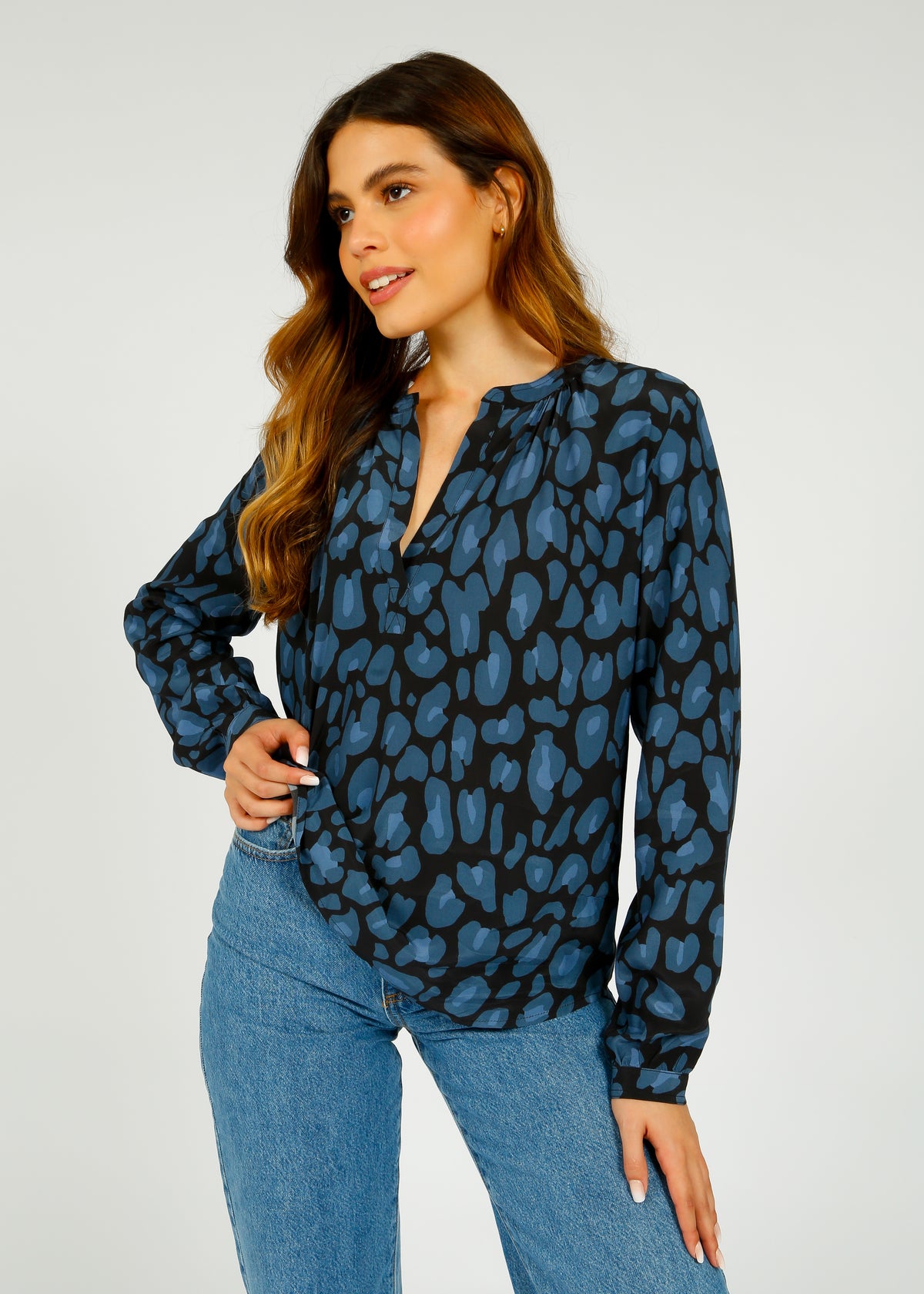 PPL Sandy Shirt in Leo 01 Blue