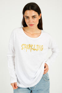 You added <b><u>FWP Sparkling Sweatshirt in White, Gold</u></b> to your cart.