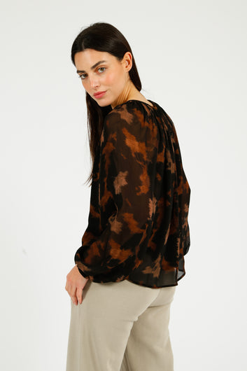 RAILS Indi Blouse in Diffused Sandstone