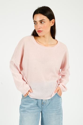 VK Agatha Crew Neck in Misty Pink