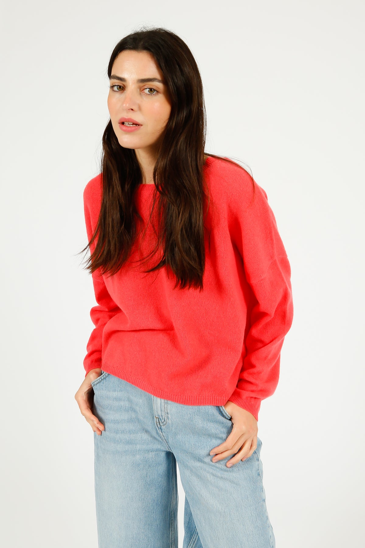 VK Agatha Crew Neck in Coral Reef