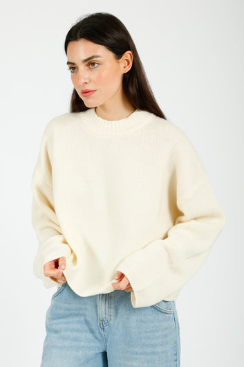 DAY Felice Soft Lambswool Jumper in Ivory